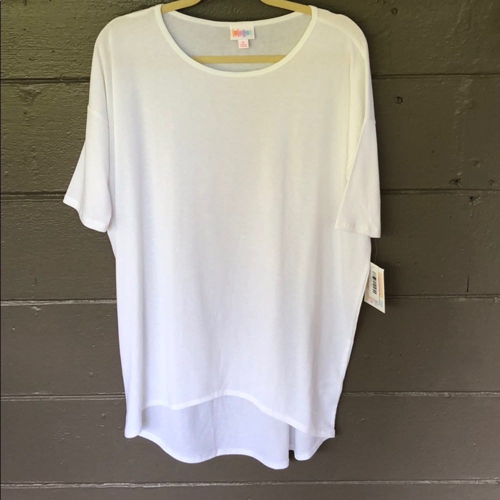 NWT LuLaRoe white Irma size small
